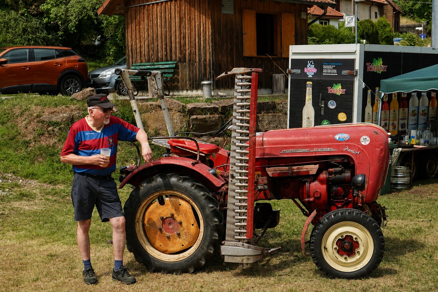 Bulldog beim Vereinsfest